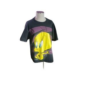 Vintage 1993 looney tunes authentic tweety bird tee rare college ware